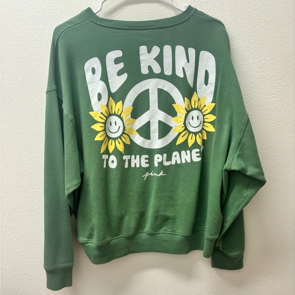 PINK Victoria's Secret Tops - PINK Green Pullover Sweater